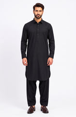 BLACK BLENDED KAMEEZ SHALWAR
