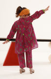 SUMMER'23 BASIC PRINTED GIRLS 2PC STITCHED SUIT