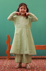 SUMMER'23 DELICATE FERN 2PC STITCHED SUIT