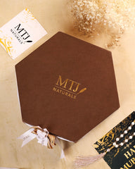 HEXAGONAL MIX DRY FRUIT GIFT BOX