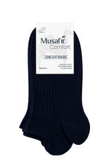 MUSAFIR ACTIVE DROP NEEDLE LOW CUT SOCKS (PACK OF 3)