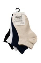 MUSAFIR COMFORT LOW CUT SOCKS (PACK OF 4)