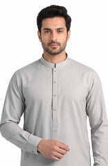 LIGHT-BEIGE BLENDED KAMEEZ SHALWAR