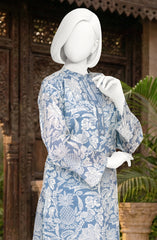 PRINTED CAMBRIC STITCHED 2 PIECE