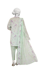 PRINTED TEXTURED LAWN 3PCS UNSTITCHED