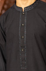 WINTER'23 MEN KURTA SEMI FORMAL DEEP BLUE