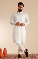 MEN KURTA OFF WHITE