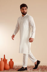 MEN KURTA OFF WHITE