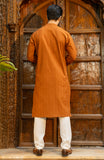 MEN KURTA RUST