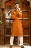 MEN KURTA RUST