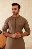 MEN KURTA LIGHT BROWN