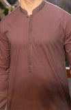 MEN KURTA BURGUNDY