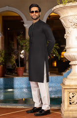 MEN KURTA BLACK