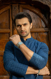 MEN KURTA NAVY BLUE