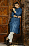 MEN KURTA NAVY BLUE