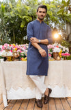 MEN KURTA NAVY BLUE