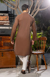 MEN KURTA NAVY RUST