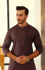 SUMMER'25 MEN KURTA CASUAL MAROON