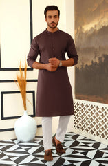 SUMMER'25 MEN KURTA CASUAL MAROON