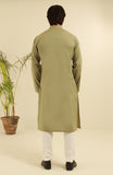 MEN KURTA LIGHT OLIVE