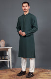 WINTER'24 MEN KAMEEZ SHALWAR DEEP TEAL