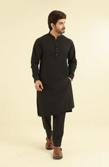 MEN KURTA PAJAMA BLACK