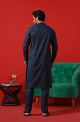 TEAL COTTON KURTA PAJAMA