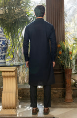 MEN KURTA PAJAMA NAVY BLUE