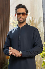 MEN KURTA PAJAMA NAVY BLUE