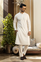 MEN KURTA PAJAMA OFF WHITE