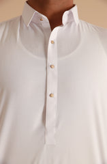 MEN KAMEEZ SHALWAR OFF WHITE