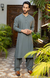 MEN KAMEEZ SHALWAR WITH WAIST COAT GREEN