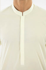 CREAM 100% COTTON KAMEEZ SHALWAR