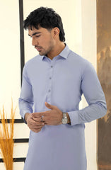 SKY BLUE 100% COTTON KAMEEZ SHALWAR