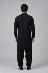 BLACK BLENDED KAMEEZ SHALWAR