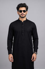 BLACK BLENDED KAMEEZ SHALWAR