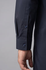 NAVY BLENDED KAMEEZ SHALWAR