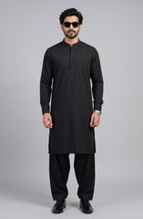 BLACK BLENDED KAMEEZ SHALWAR