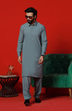 FESTIVE'23 MEN KAMEEZ SHALWAR CASUAL STONE BLUE