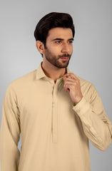 FESTIVE'23 MEN KAMEEZ SHALWAR CASUAL LIGHT BISCOTTI