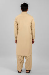 FESTIVE'23 MEN KAMEEZ SHALWAR CASUAL LIGHT BISCOTTI