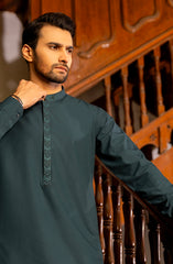 WINTER'23 MEN KAMEEZ SHALWAR SEMI FORMAL TEAL