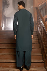 WINTER'23 MEN KAMEEZ SHALWAR SEMI FORMAL TEAL