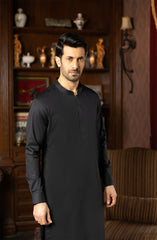 MEN KAMEEZ SHALWAR BLACK