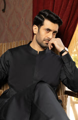 MEN KAMEEZ SHALWAR BLACK