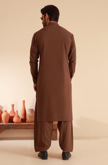 MEN KAMEEZ SHALWAR CHOCOLATE