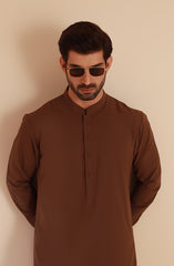 MEN KAMEEZ SHALWAR CHOCOLATE