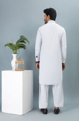 WINTER'23 MEN KAMEEZ SHALWAR WHITE