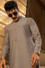 MEN KAMEEZ SHALWAR GREY