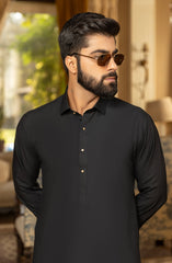 MEN KAMEEZ SHALWAR BLACK